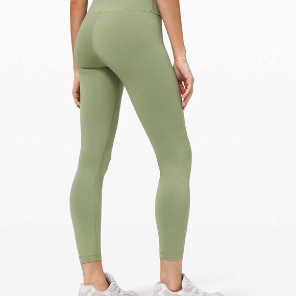 Lululemon Wunder Train High-Rise 25" Size 4  in Willow Green or Laurel Green - Picture 10 of 12